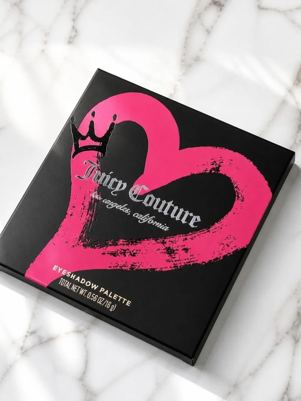 Juicy Couture Eyeshadow Palette with Hot Pink Heart NWT